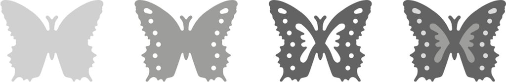 Ek tools • layering punch butterfly 3,8cm