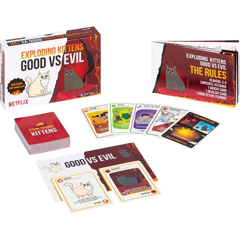 Exploding kittens good vs evil - kaartspel