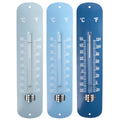 Esschert design thermometer zink blauw