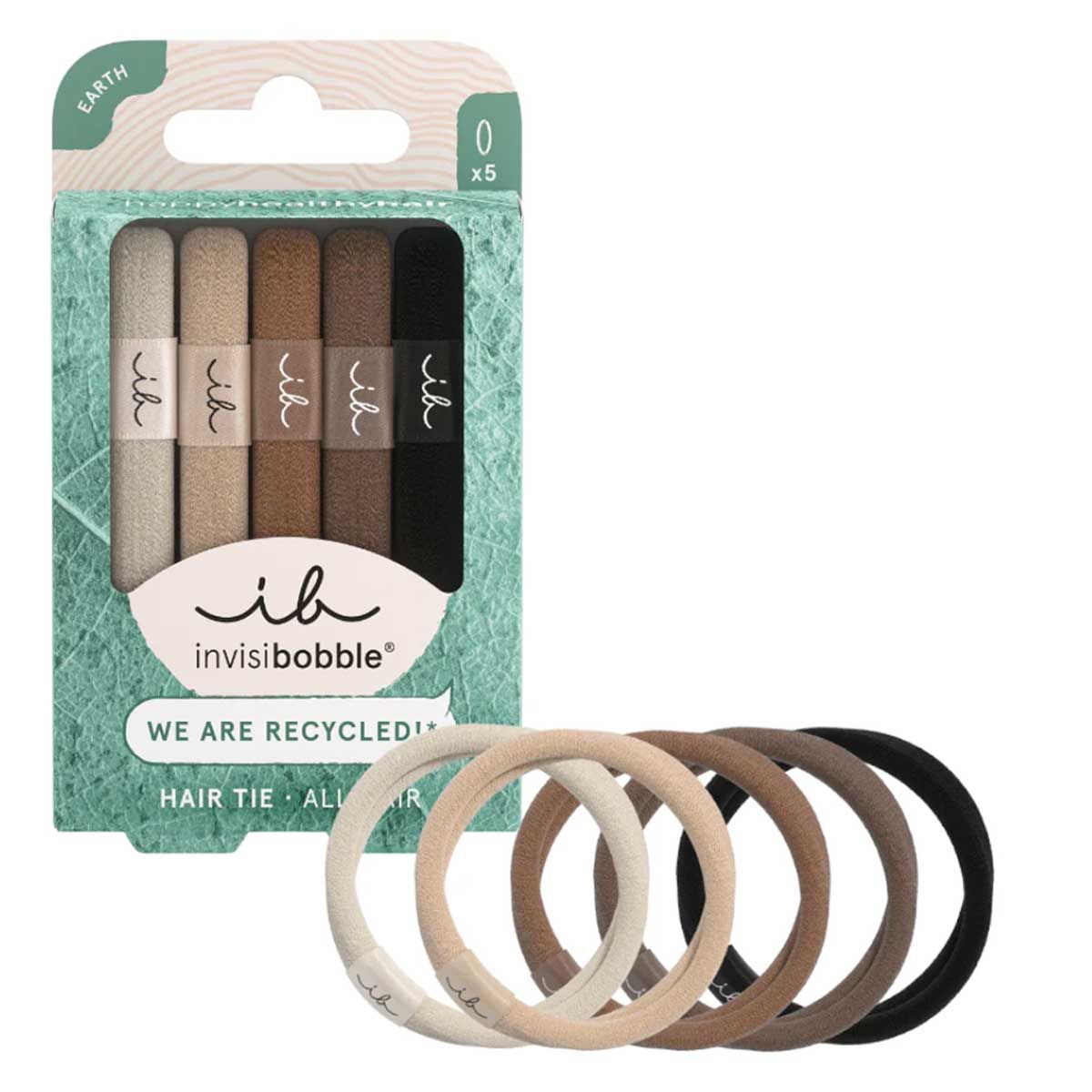 Invisibobble hair tie mocha 5st.