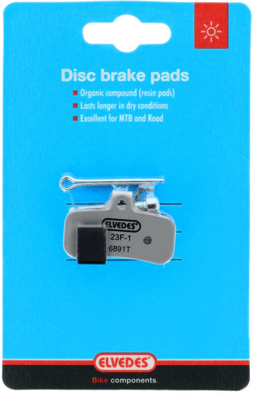 Elvedes Schijfremblokset - shimano - organische compound (resin) - 1 paar