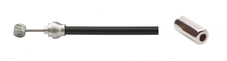 voorremkabel set universeel 550 1250 mm zwart
