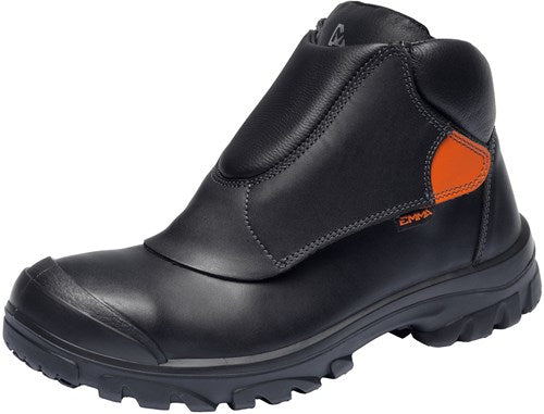 Emma safety footwear emma vulcanus d mm350848 lasschoen s3 | zwart (d) | maat 46 - 8715316160769