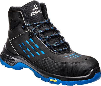Emma safety footwear emma werkschoen crossforce d hoog s3 | zwart blauw | maat 42 - 8715316154737