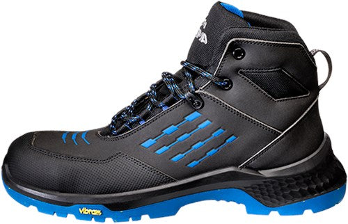Emma safety footwear emma werkschoen crossforce d hoog s3 | zwart blauw | maat 46 - 8715316154775