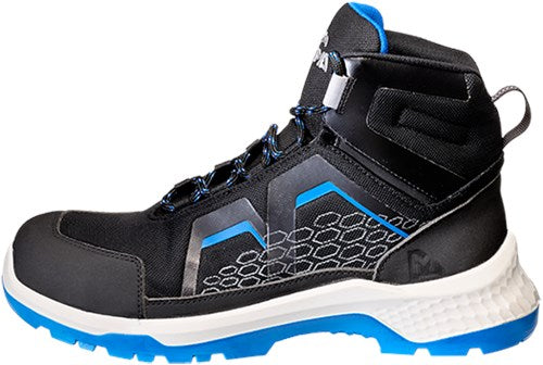 Emma safety footwear emma werkschoen crossforce fly xd hoog s3 | zwart blauw | maat 42 - 8715316154287