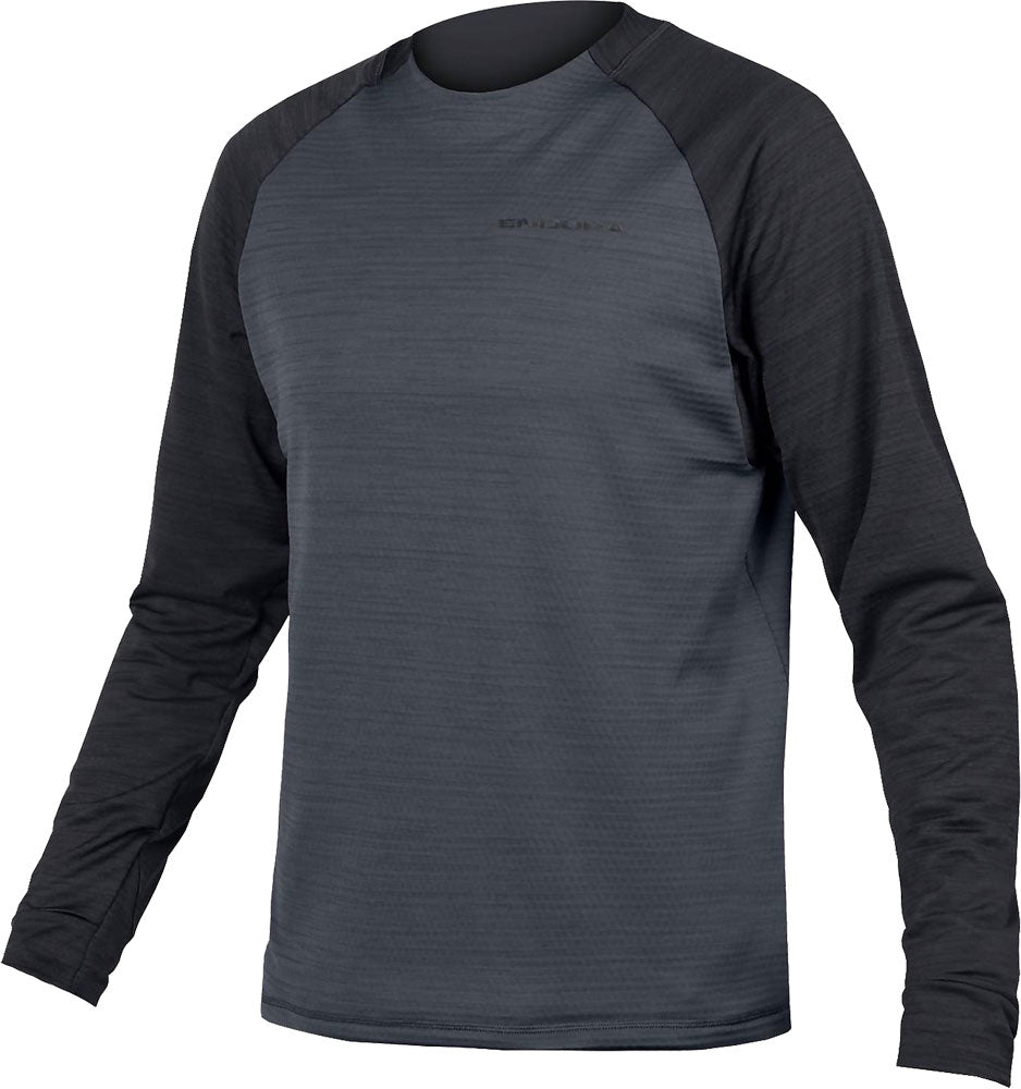 Endura singletrack fleece - mtb long sleeve jersey | l