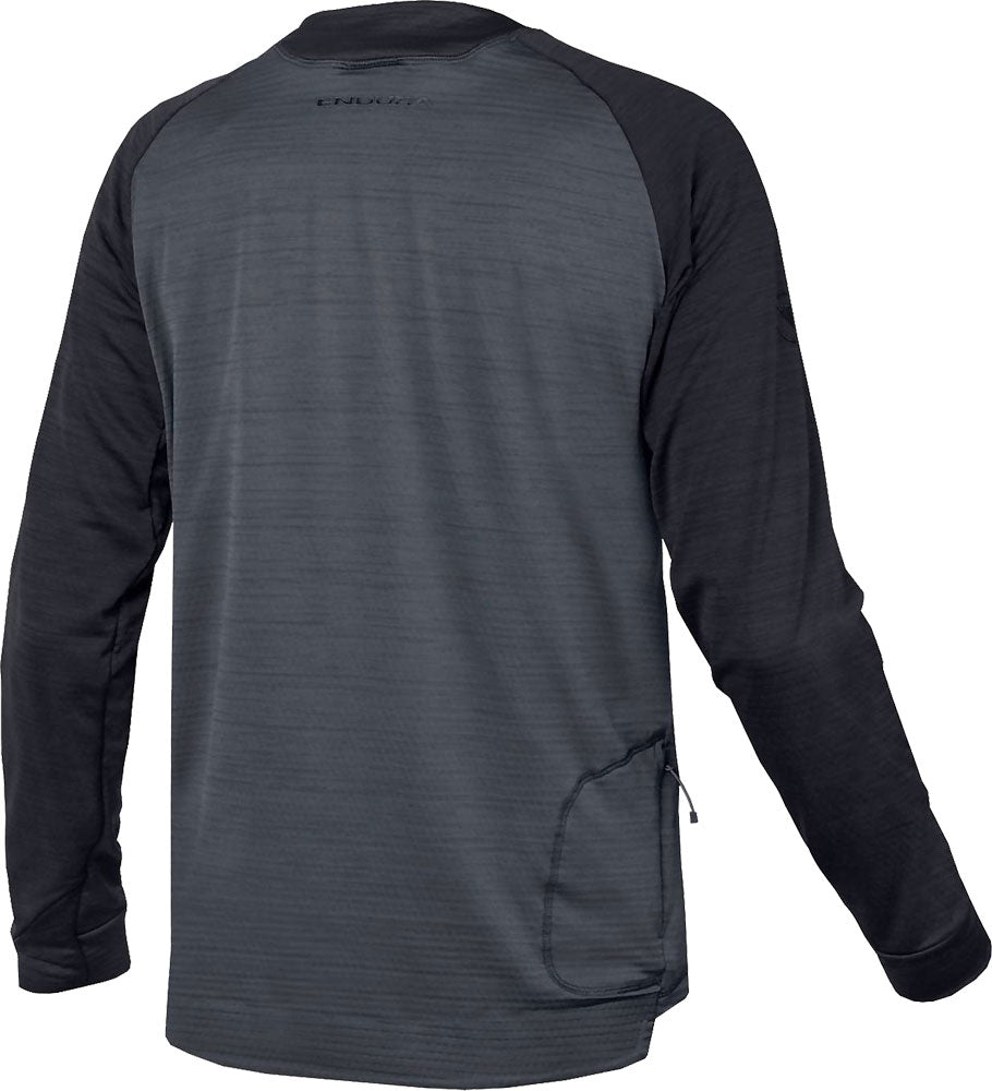 Endura singletrack fleece - mtb long sleeve jersey | l