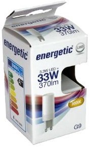 Enzo energetic led g9 3-33w 3000k mat - 2710060