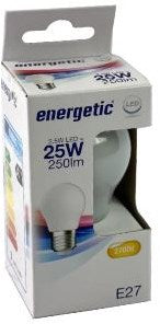Enzo energetic led kogel e27 2,1-25w 2700k filament mat - 2720650