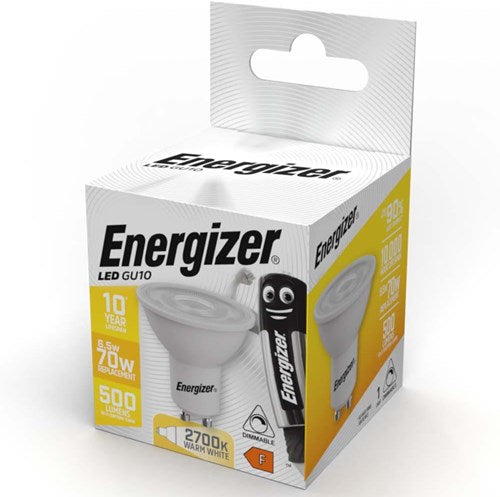 Enzo energizer led spot gu10 4,7-50w 2700k dimbaar - 2605210