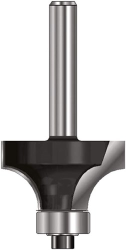 Ent afrondfrees hm r5 met lager, kolf 8mm - 7914286