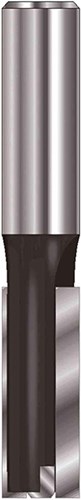 Ent groeffrees hm 14x30x90mm met hm grondmes, kolf 8mm - 7910981