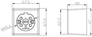 Enzo abl perilex opbouw stopcontact | 16 a - 4052960