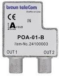 Enzo braun telecom push on iec splitter poa 1-upc - 2080040