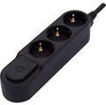 Enzo chacon design tcd ra 3v 1,5m 3x1,5qmm schakelaar zwart 6872740