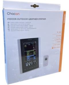 Enzo chacon weerstation met draadloze buitensensor+barometer - 8150185
