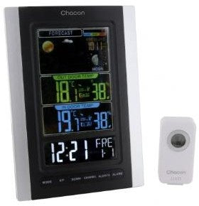 Enzo chacon weerstation met draadloze buitensensor+barometer - 8150185