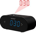 Enzo denver wekkerradio met projectie led zwart - 8140220