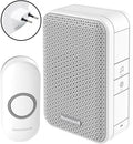 Enzo honeywell draadloze plug-in deurbel met drukknop 100m - 8421030