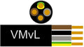 Enzo kabel vmvl rond 4x1,00 qmm zwart - 1227532