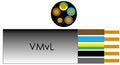 Enzo kabel vmvl rond 5x1,50 qmm zwart 1227588