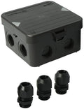 Enzo kabeldoos attema ak1 | + 3 wartels m20 ip65 zwart - 4034021