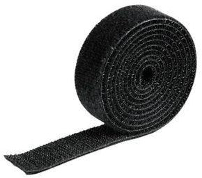 Enzo klittenband zwart rol 5 meter lang 10mm breed 4100250