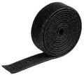 Enzo klittenband zwart rol 5 meter lang 10mm breed 4100250