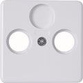 Enzo kopp hk02 wit afdekraam voor coax 4621040