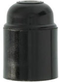 Enzo lamphouder e27 glad zwart - 6042700