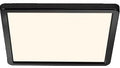 Enzo led plafonniere | oja 29 vierkant zwart 14,5w 3000k 4000k 29cm - 4802308
