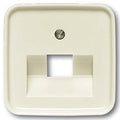 Enzo plaat tbv. 1v datacontactdoos creme busch jaeger - 4692185