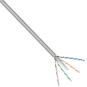 Enzo utp cat6 box 100m grijs massief - 1381536