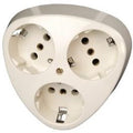 Enzo wandcontactdoos ra inbouw 3-voudig 4677040