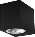 Enzo wandlamp | aluminium | 1xgu10 | ip44 | zwart | vierkant - 5086007