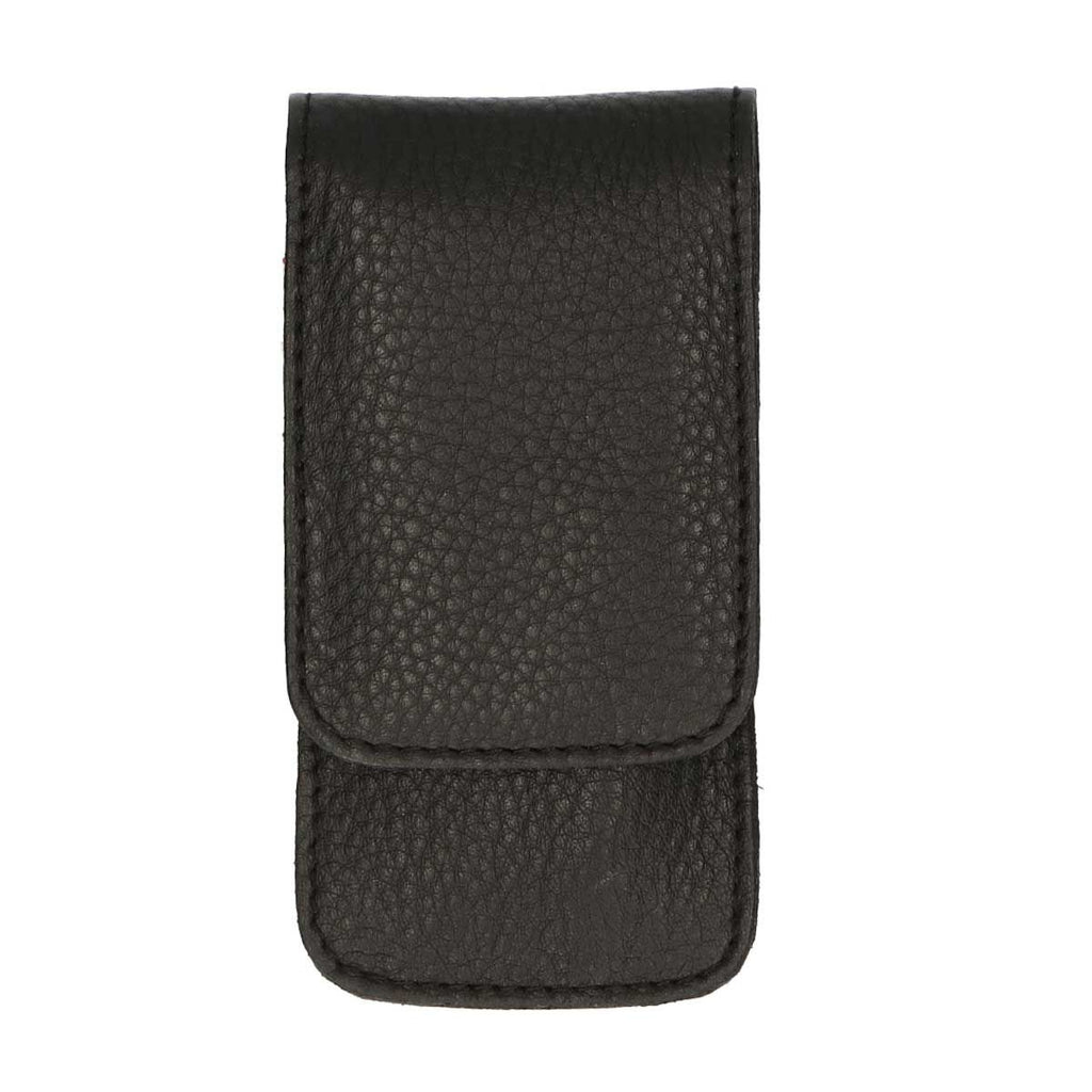 Erbe solingen 3-delige manicure etui met drukknoopsluiting zwart (erbe9018)