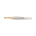 Erbe solingen pincet recht smal verguld 9cm (erbe92341)
