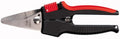 Erdi combinatieschaar | totale lengte 190 mm | snedelengte 40 mm | rvs recht | kunststof greep | 1 stuk - d50 - d50