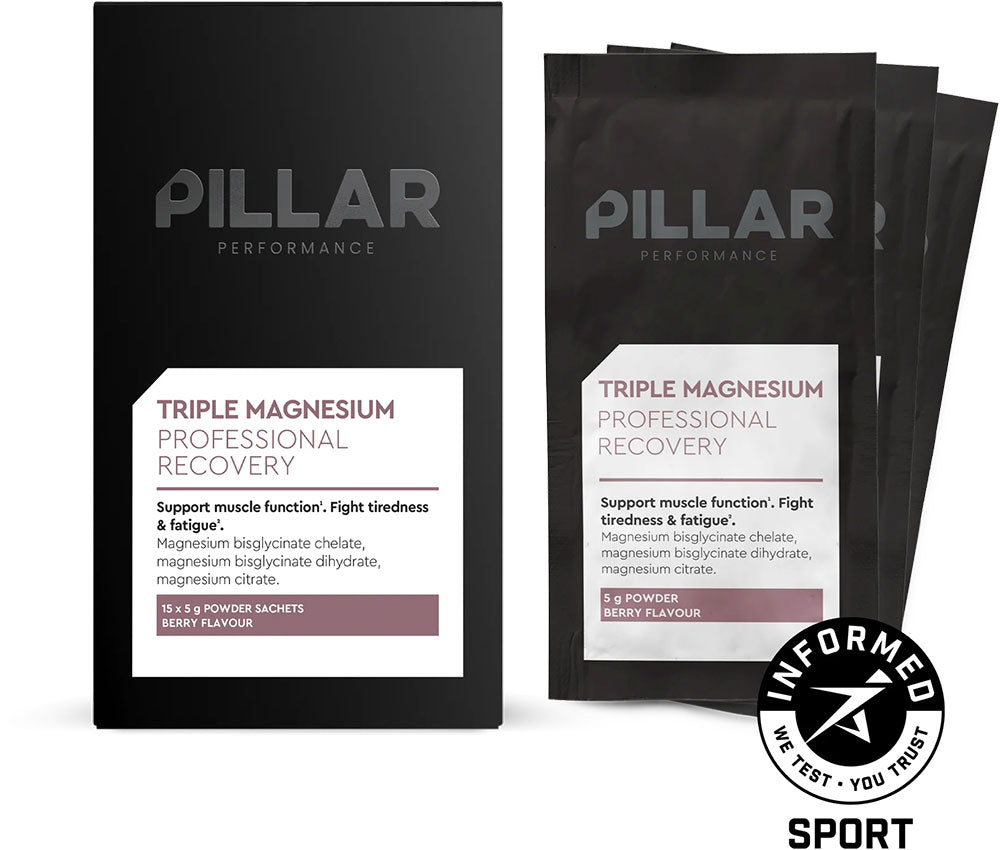 Pillar performance triple magnesium travel pack 15x5g
