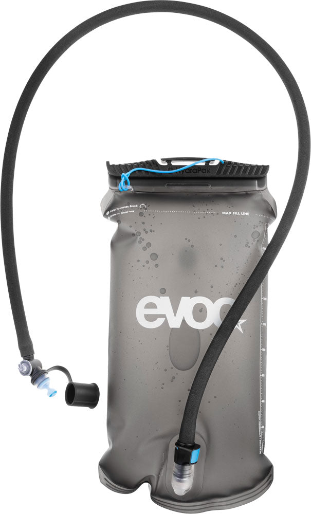 Evoc - Trinkblase isoliert, Carbongrau, 17 x 32 cm, 2 l