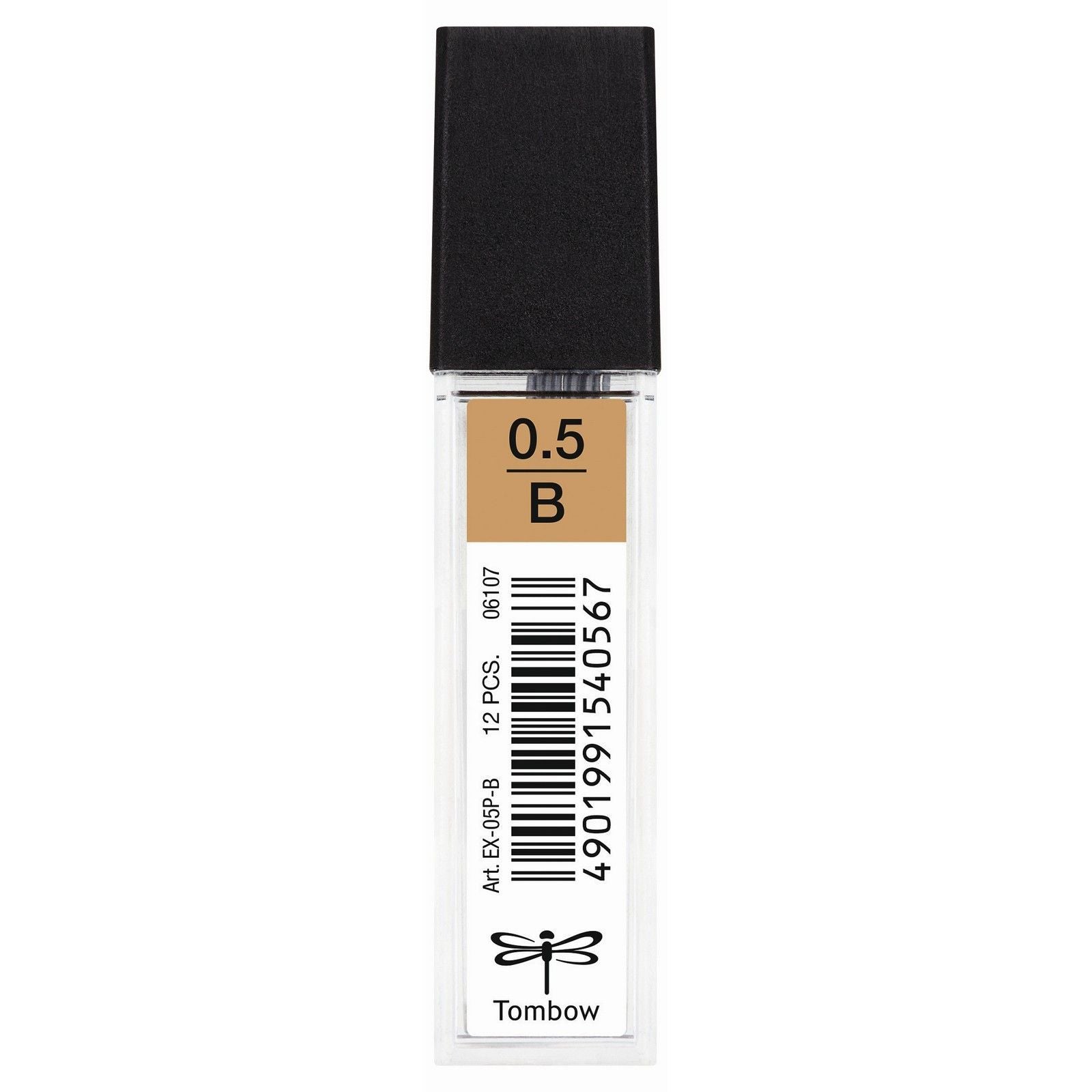 Tombow • navulling voor mono graph potlood ø0,5mm hardheid b 12pcs