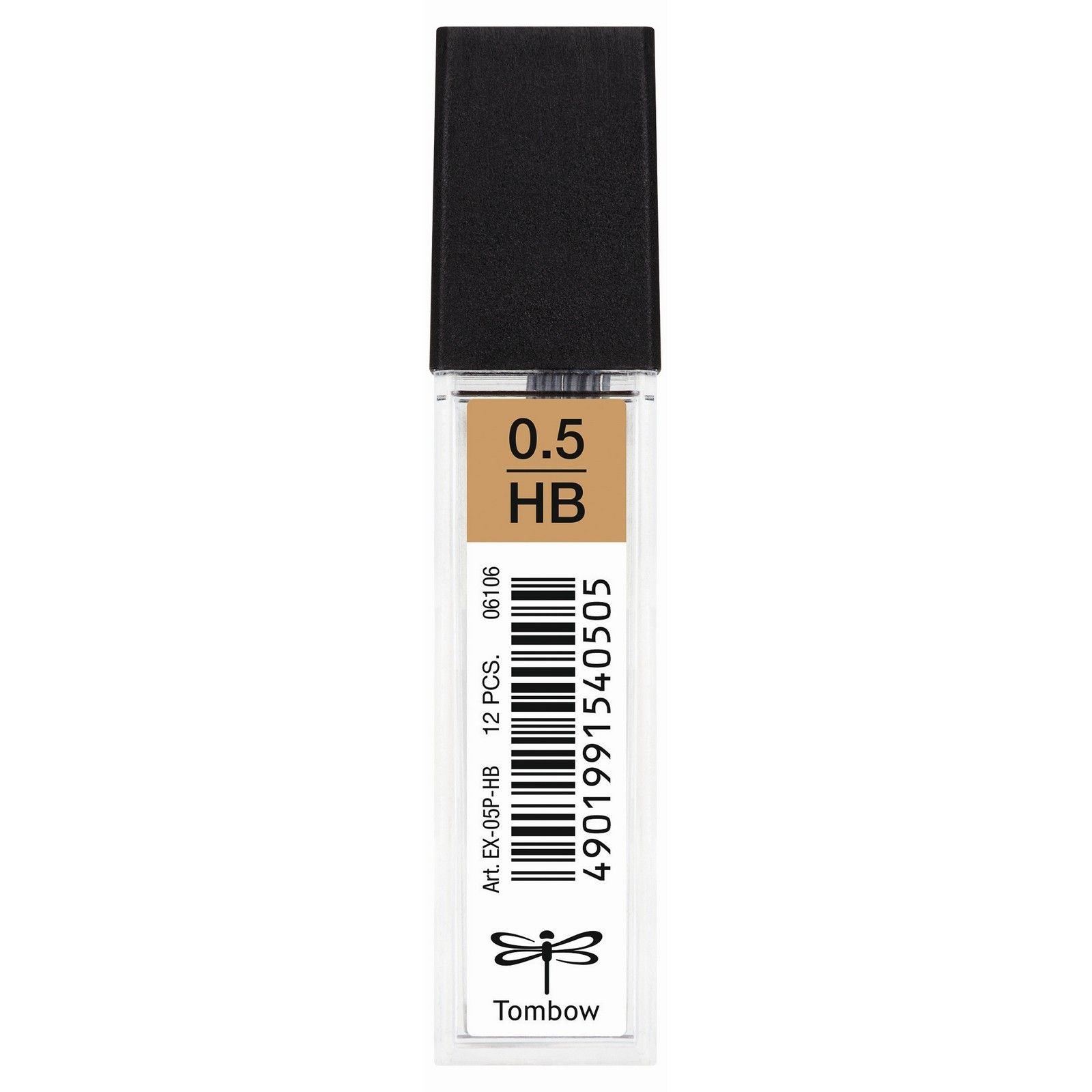 Tombow • navulling voor mono graph potlood ø0,5mm hardheid hb 12pcs