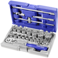 Expert by facom doppen en hulpstukken 1 2 | metrische maten | 22-delig | in koffer | e032900 - e032900