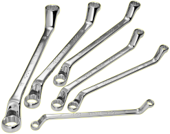 Facom expert by gebogen 12-kant ringsleutelset | 6-delig - e111708