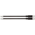 Elvedes cable systems bv verstelbare flex v-brake kabelpijpje elvedes lichtmetaal - zwart (2 stuks)