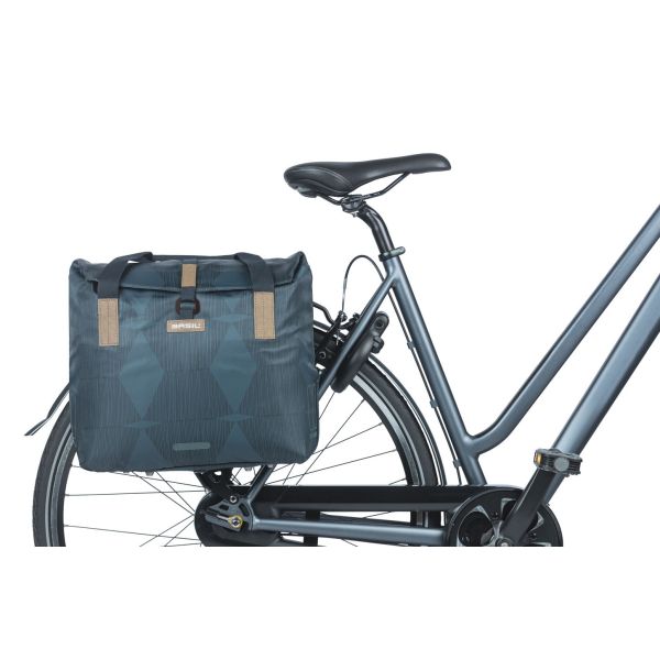 Fahrradtasche Basil Elegance 20-26 Liter 39 x 39 x 17 cm - Estate Blue