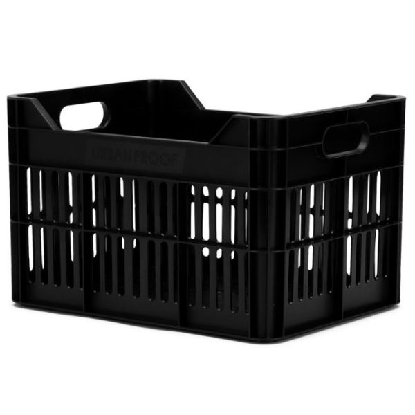 Urban Proof Junior 15-Liter-Fahrradbox aus Recyclingmaterial – schwarz