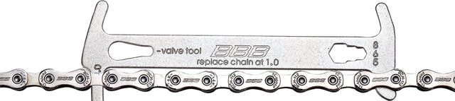 Bbb cycling kettingmeter – slijtagemeter fietsketting – inclusief kettinghaak tool – chainchecker - btl-125