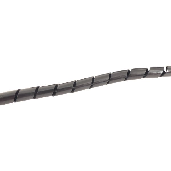 Kabelschutzspirale – 8 mm, 10 m – Schwarz